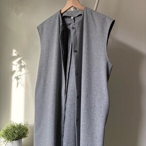 MUJI Long Gilet Vest